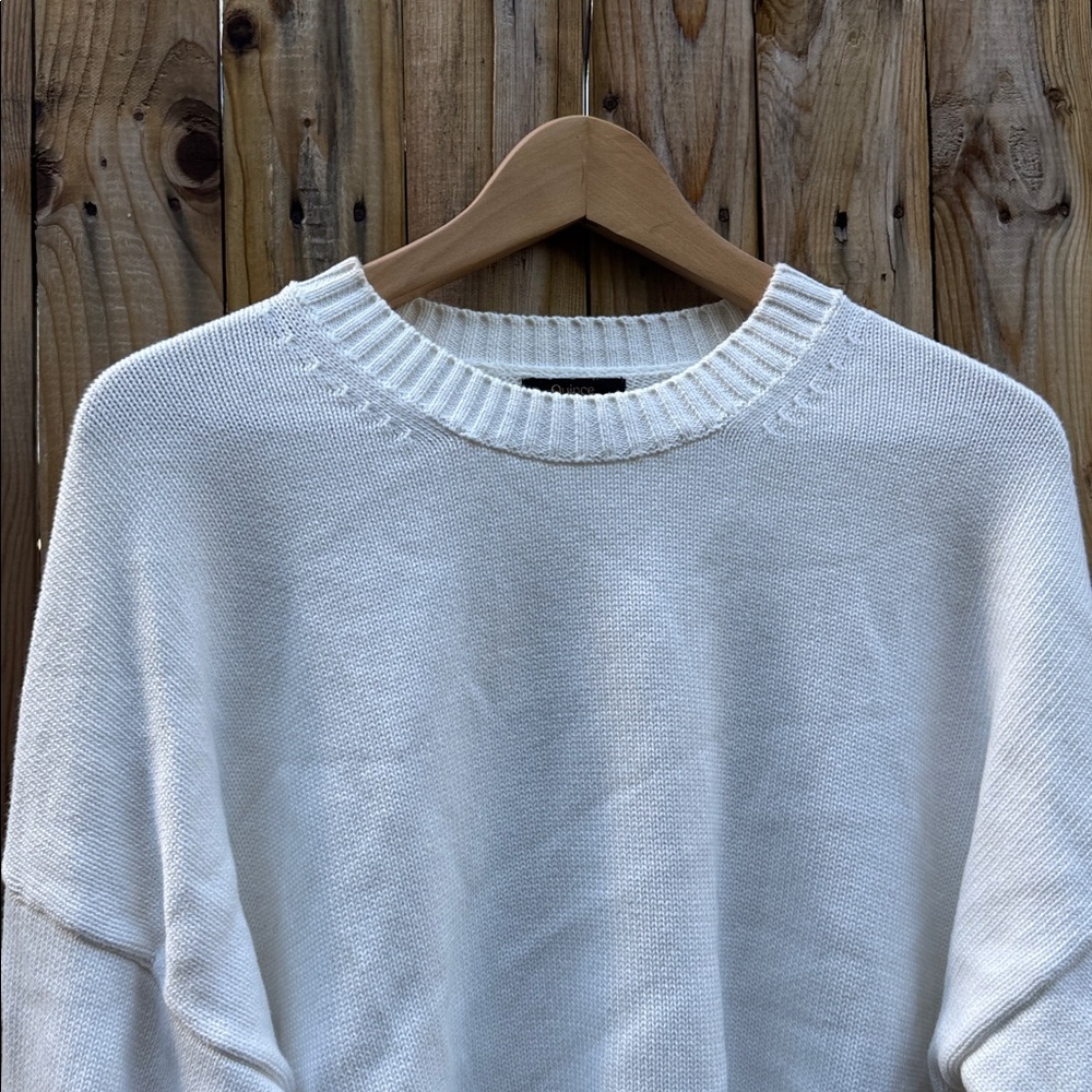 Quince organic cotton‎ boyfriend Crew Neck Sweater - Picture 2 of 7